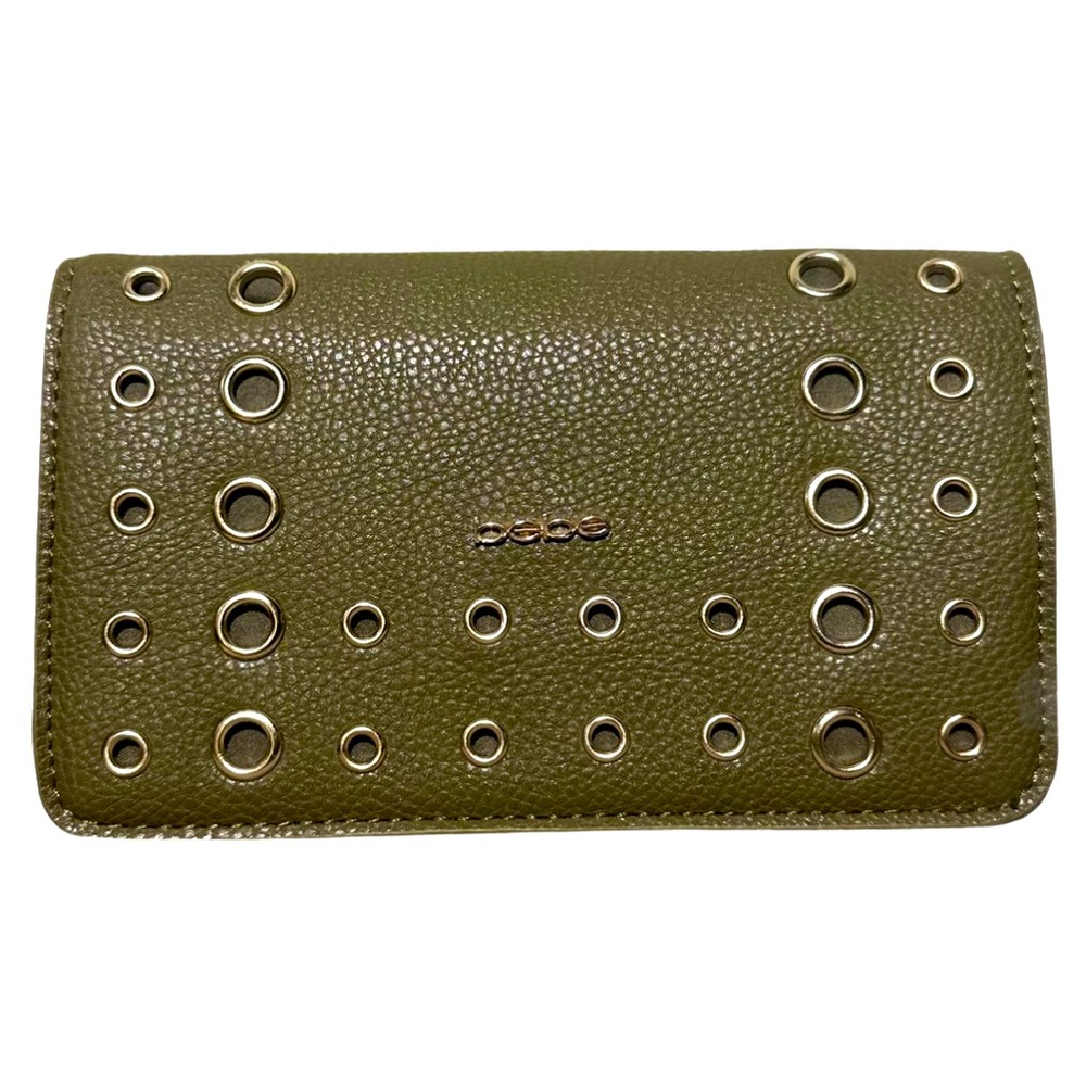 Bebe bi-fold wallet green olive
